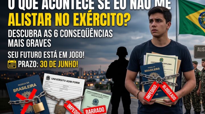 O Que Acontece Se Eu Não Me Alistar no Exército? Descubra as Consequências!